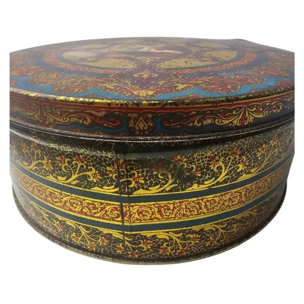 Vintage Hostess Fruit Cake Metal‎ Tin 8